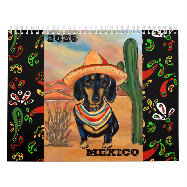 MEXICO ART CALENDAR 2026 (Cover)