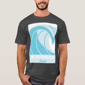 Mexico Beach Florida Atlantic Ocean FL Crashing Wa T-Shirt