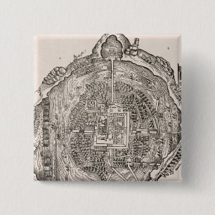 Mexico Before the Conquest 15 Cm Square Badge