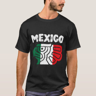 Mexico Bird Eagle Head Flag Mexican Pride Men T-Shirt