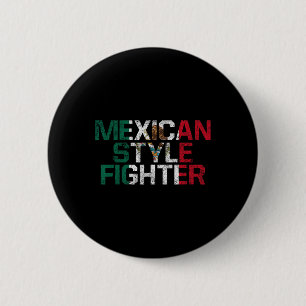Mexico Boxing Mexican Style Fighter Funny Fight  6 Cm Round Badge
