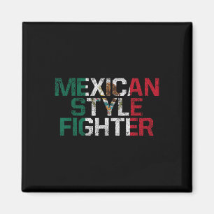 Mexico Boxing Mexican Style Fighter Funny Fight  Magnet