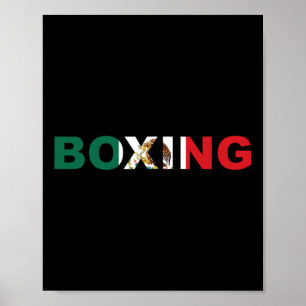 Mexico Boxing T Shirt Apparel Poster