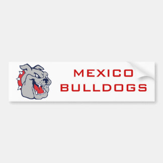 MEXICO BULLDOGS BUMPER STICKER