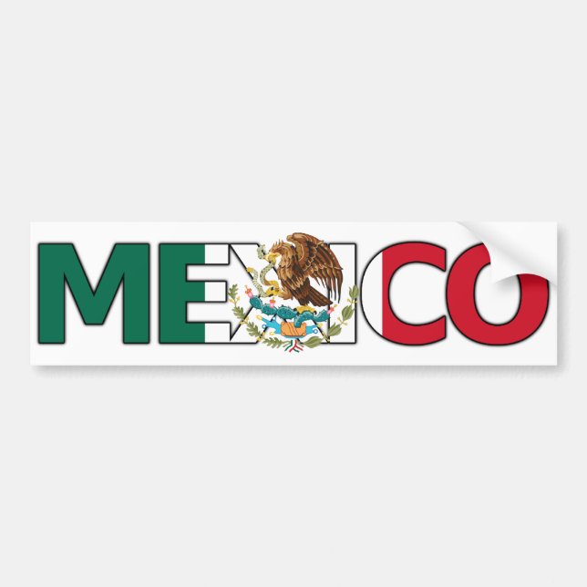 Mexico Bumper Sticker (Front)