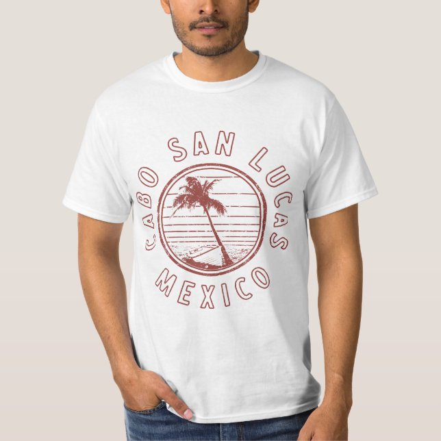 Mexico Cabo San Lucas Retro  T-Shirt (Front)