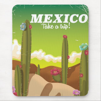 Mexico Cactus cartoon vacation print Mouse Pad