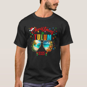 Mexico Cancun Cabo Christmas Trip Outfit Pajama T-Shirt