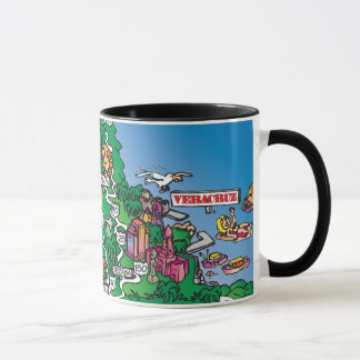 Mexico Cartoon Map Mug