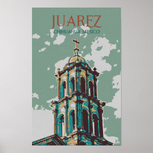 Mexico, Cathedral of Ciudad Juarez, Chihuahua Post Poster
