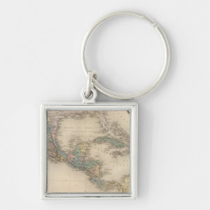 Mexico, Central America and Caribbean Key Ring