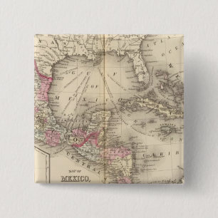 Mexico, Central America, West Indies 15 Cm Square Badge