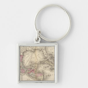 Mexico, Central America, West Indies Key Ring
