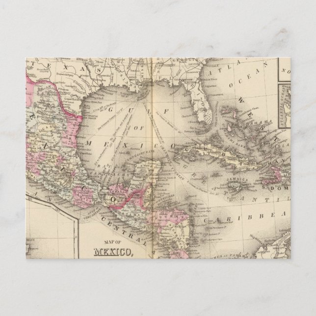 Mexico, Central America, West Indies Postcard (Front)