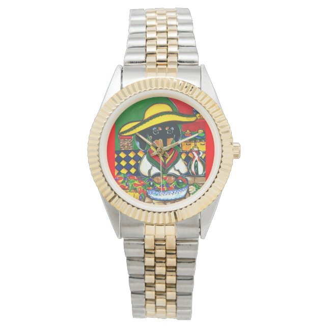 MEXICO CHEF DACHSHUND  WATCH (Front)