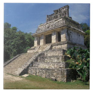 Mexico, Chiapas province, Palenque. Temple of Ceramic Tile