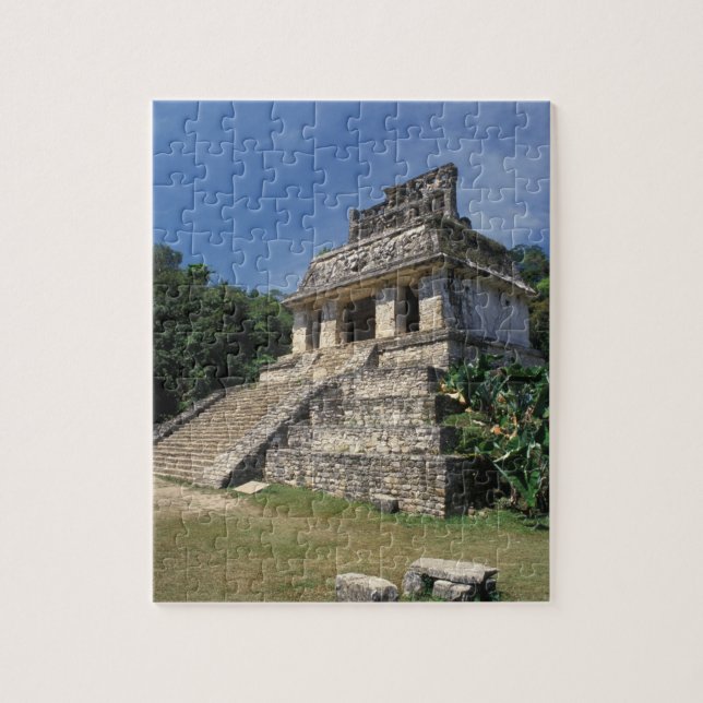 Mexico, Chiapas province, Palenque. Temple of Jigsaw Puzzle (Vertical)
