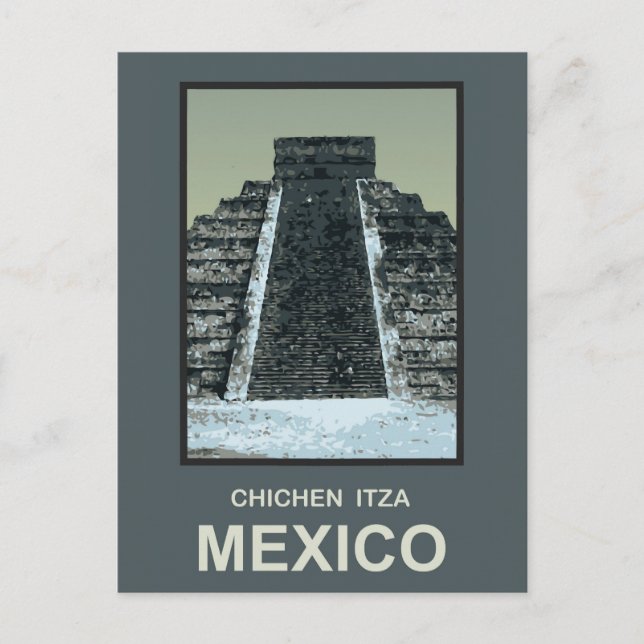 Mexico Chichen Itza Postcard (Front)