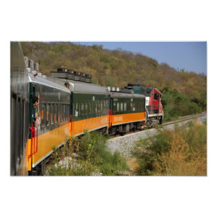 Mexico, Chihuahua, Copper Canyon. Views from Photo Print