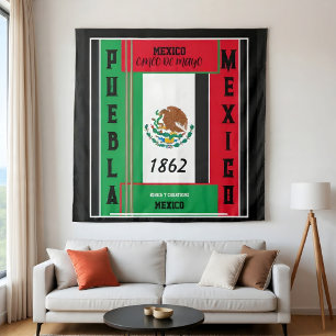 Mexico - Cinco de Mayo Tapestry