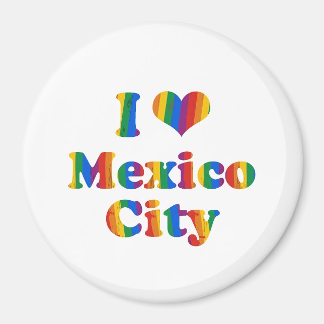 MEXICO CITY GAY PRIDE MAGNET (Front)