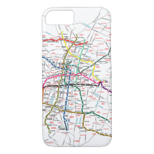 Mexico City Metro Map iPhone 8/7 Case