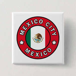 Mexico City Mexico 15 Cm Square Badge