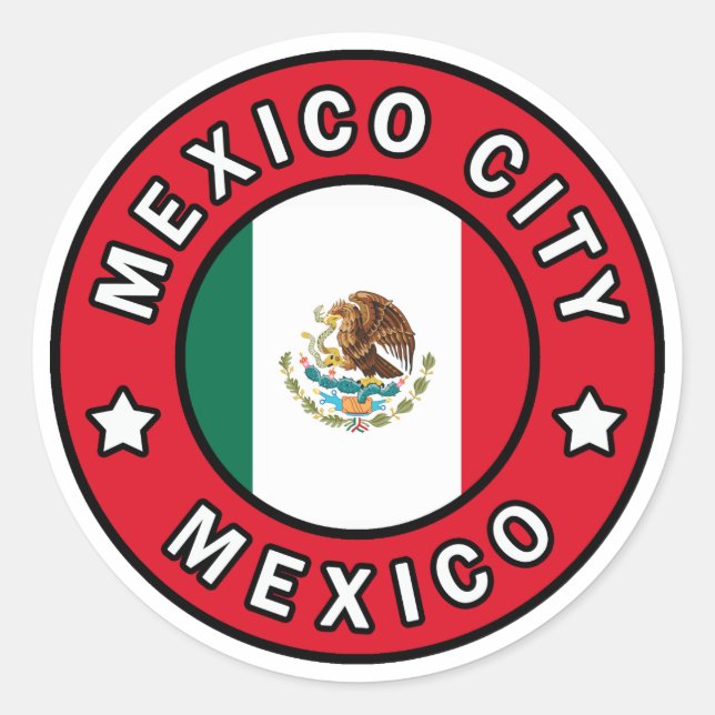 Mexico City Mexico Classic Round Sticker (Front)