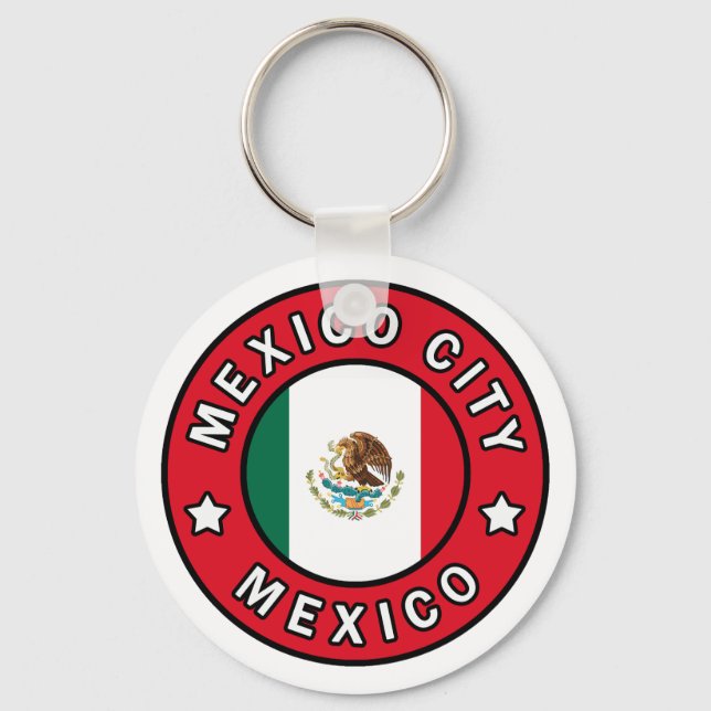 Mexico City Mexico Key Ring (Front)
