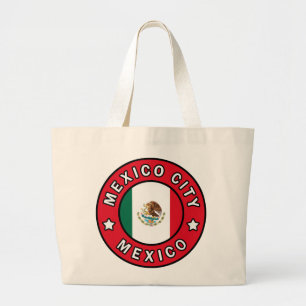 Mexico City Mexico Large Tote Bag
