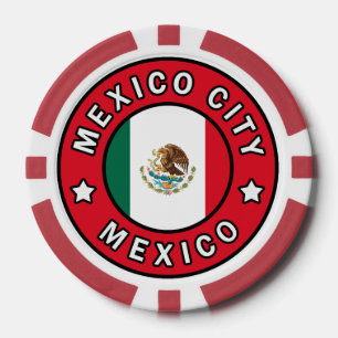 Mexico City Mexico Poker Chips