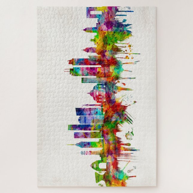 Mexico City Mexico Skyline Jigsaw Puzzle (Vertical)