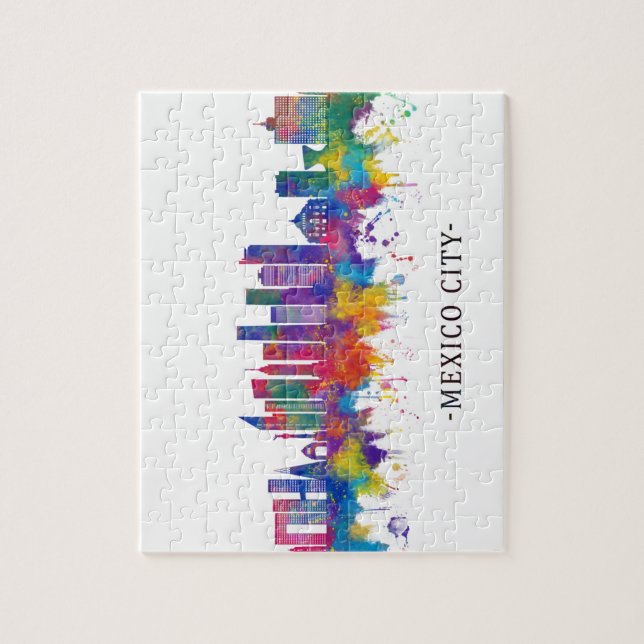 Mexico city Mexico Skyline Jigsaw Puzzle (Vertical)