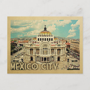 Mexico City Postcard Vintage Travel Postcard