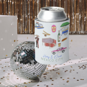Mexico City Wedding  Can Cooler