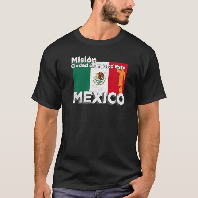 Mexico Ciudad de Mexico East Este LDS Mission Miss T-Shirt (Front)