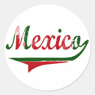MEXICO CLASSIC ROUND STICKER