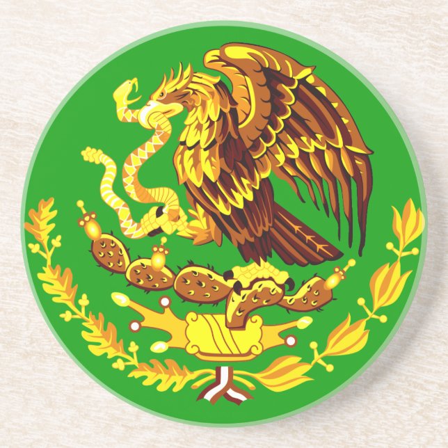 Mexico COA Gold Coaster (Front)