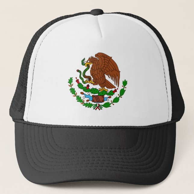 Mexico Coat arms Trucker Hat (Front)