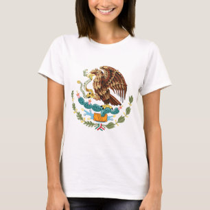 Mexico Coat of Arms Ladies Petite T-shirt