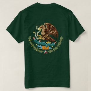 Mexico Coat of Arms Mens T-shirt Forest