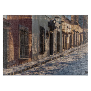 Mexico Cobblestone Street Cutting Board