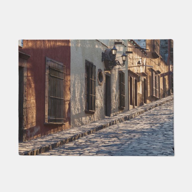 Mexico Cobblestone Street Doormat (Front)