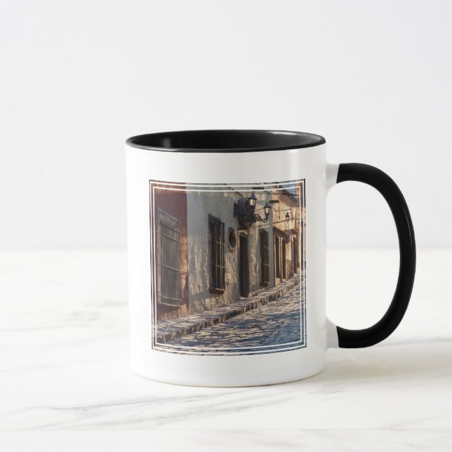 Mexico Cobblestone Street Mug (Right)