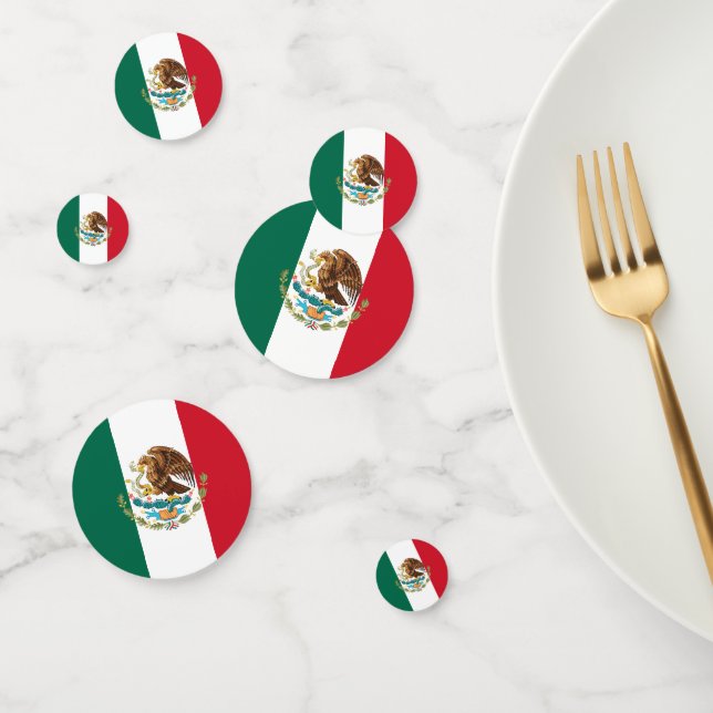 Mexico Confetti, party, Mexican Flag Confetti (Group)