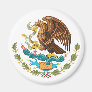 Mexico country coat arms symbol emblem flag eagle magnet