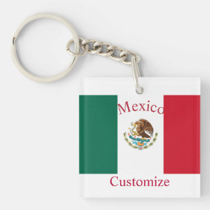 Mexico Country Flag Thunder_Cove Key Ring