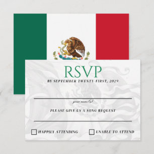 Mexico Couple RSVP Card