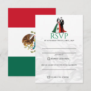 Mexico Couple RSVP Card