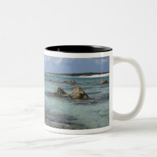 Mexico, Cozumel, Punta Morena, the east coast 2 Two-Tone Coffee Mug